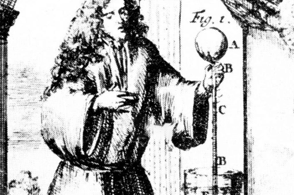 Galileo Galilei eksperimenterer med termometeret der senere bliver til Inca Living Galileo Galilei glasset